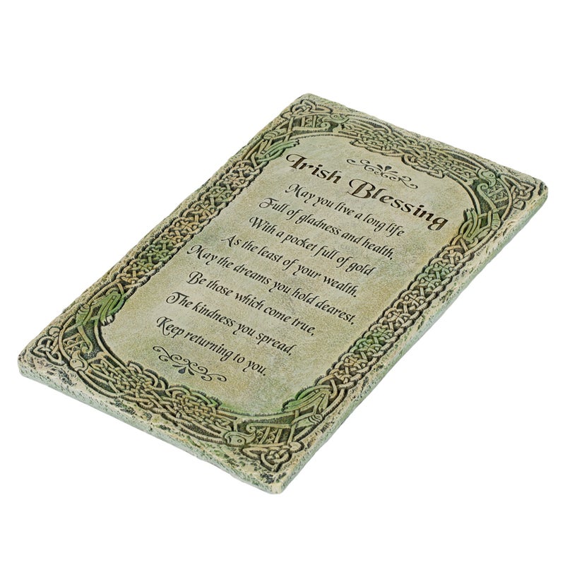 Roman Joseph's Studio by Roman Inc., IRISH BLESSING WALL, Garden Collection, Religious Statue, Holy Family, Memorial, Angel, Patron Saint, Garden DÃ©cor (8x5x1) - Image 2